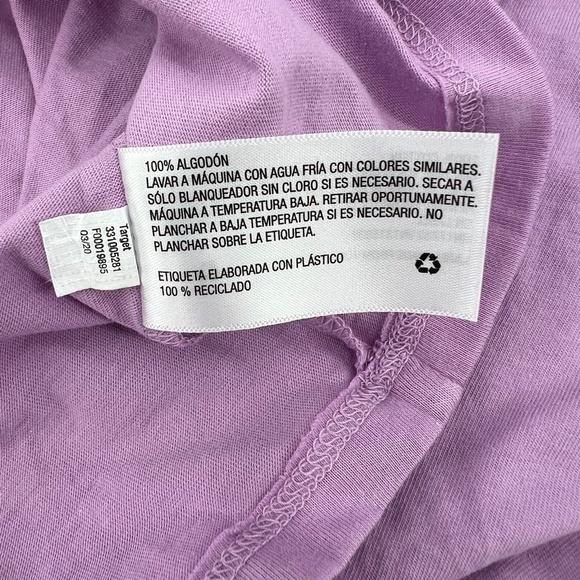 NWT Wild Fable Purple Crop Long Sleeve T-Shirt Size M Women’s - Picture 6 of 7